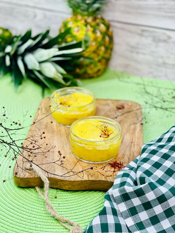 Ananas-Kompott-mit-Safran-Rezept-4