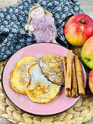 Apfel-Quark-Pfannkuchen 1 mini