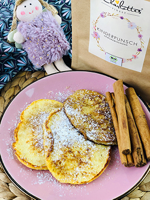 Apfel-Quark-Pfannkuchen Tüte mini