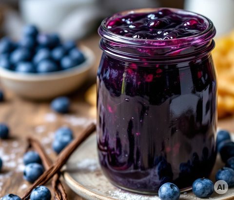 Blaubeermarmelade