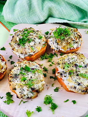 Gebackene Süßkartoffeln mit Ricotta und Haselnüssen 4 mini_