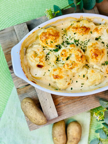 Kartoffel-Blumenkohl-Auflauf-Rezept