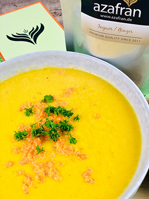 Kartoffeln- Lauch-Suppe mit Ingwer mini Tüte