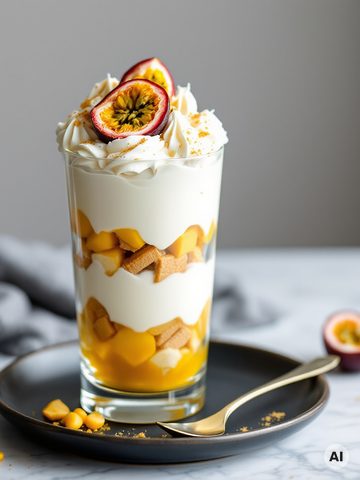 Trifle mit Passionsfrucht