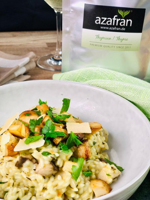 Pilz-Risotto mit Parmesan
