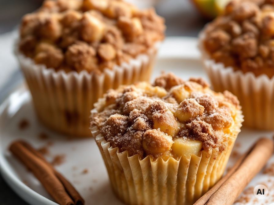 Apfel-Zimt-Muffins Rezept