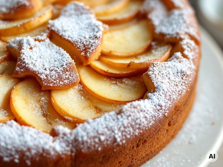 Apfelkuchen mit Rumrosinen – Rezept