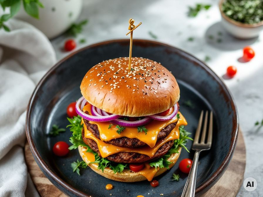 Azafran-Burger – Rezept
