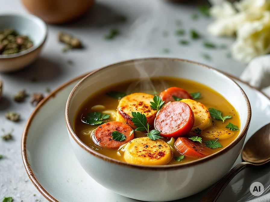 Blumenkohlsuppe mit Safran Rezept