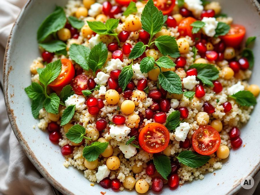 Bunter Sommersalat zum Grillen – Rezept