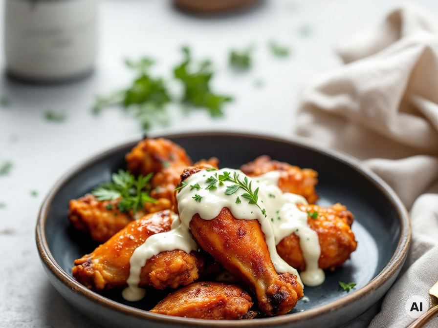 Chicken Wings mit BBQ-Honig Marinade