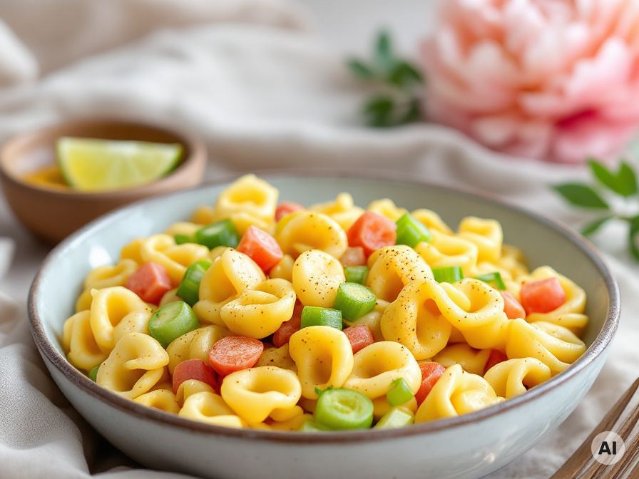 Curry-Tortellini-Salat Rezept