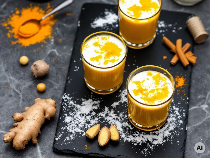 Dalgona-Goldene Milch Rezept