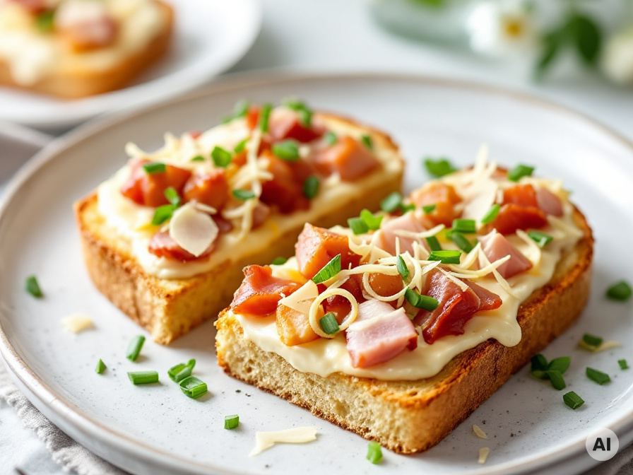 Flammkuchen-Toasties Rezept