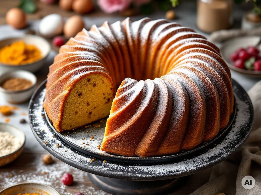 Fluffiger Gewürz Gugelhupf Rezept