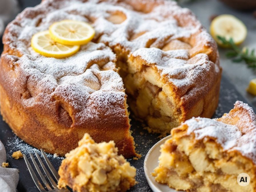 Fluffiger saftiger Apfelkuchen wie von Oma – Rezeptidee