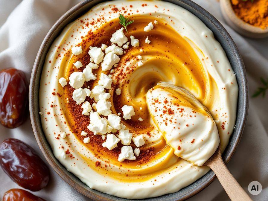 Frischkäse Datteldip Rezept