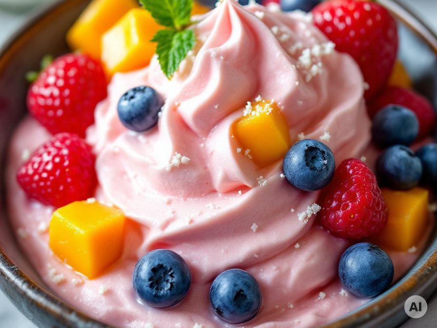 Frozen Yogurt mit Beeren Rezept