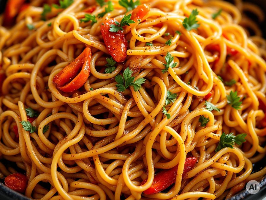 Gebratene Chinesische Nudeln Rezept