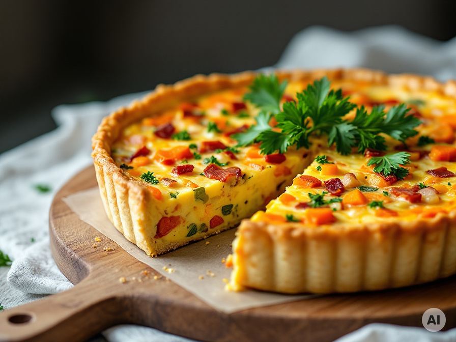 Gemüse Quiche Tarte Rezept