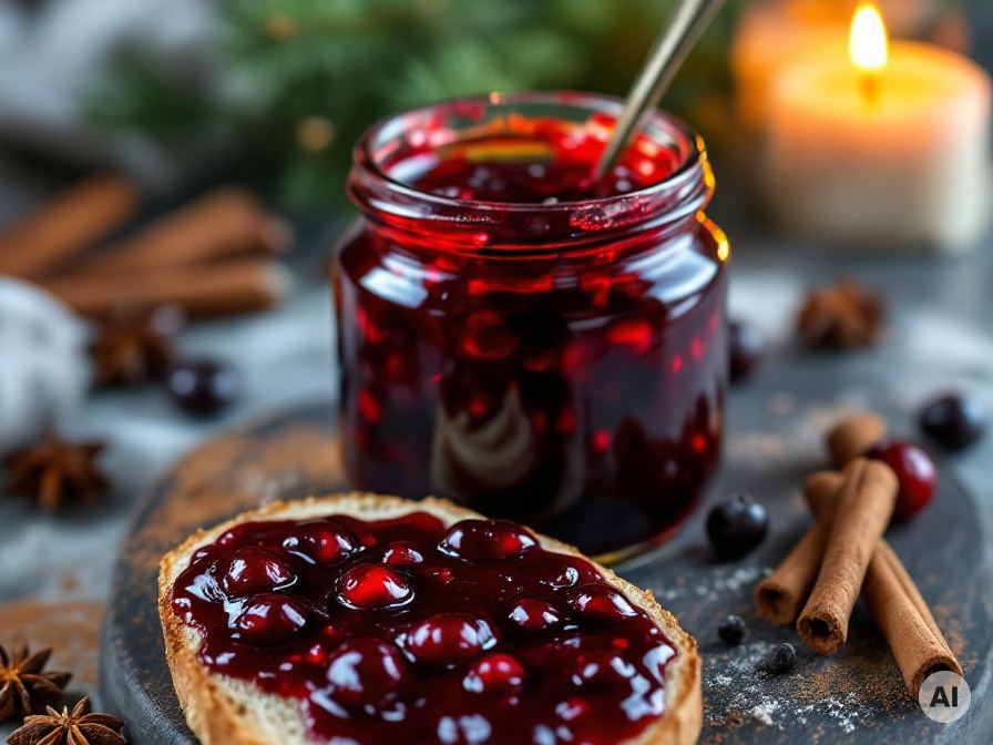 Weihnachtliche Glühwein-Marmelade mit Kirschen Rezept