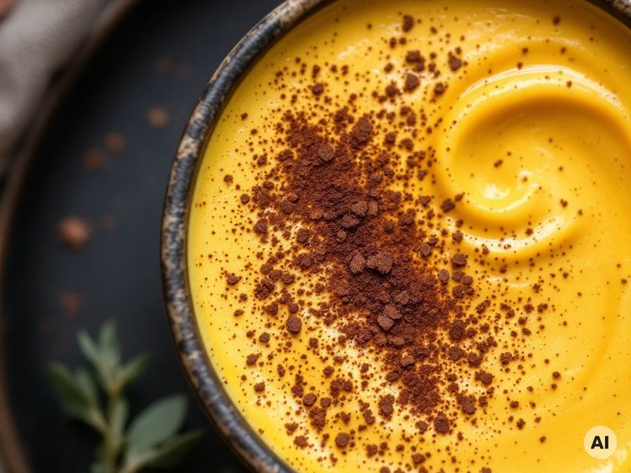Goldene Milch mit Kakao Rezept