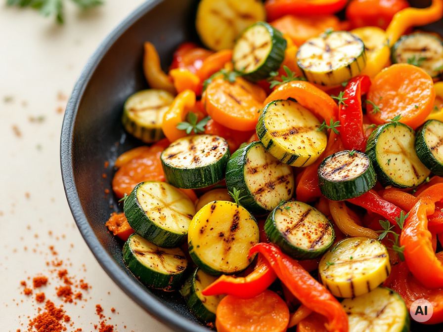 Grillgemüse aus der Pfanne oder dem Ofen – Rezept