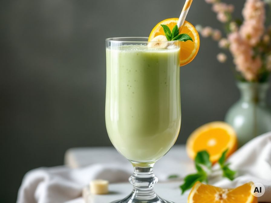 Grüner Superfood Smoothie mit Gerstengras Rezept