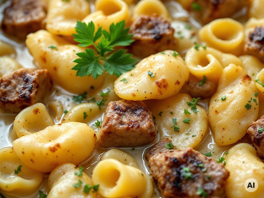 Gyros-Schupfnudelpfanne Rezept