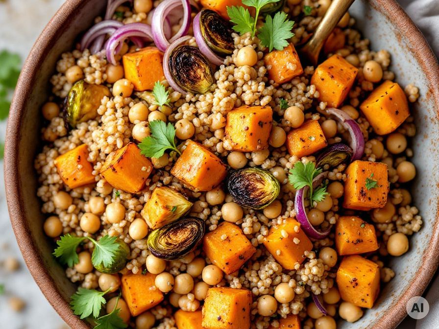 Herbstliche Gemüse-Bowl Rezept