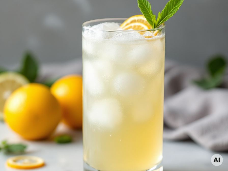 Ingwer-Safran-Limonade