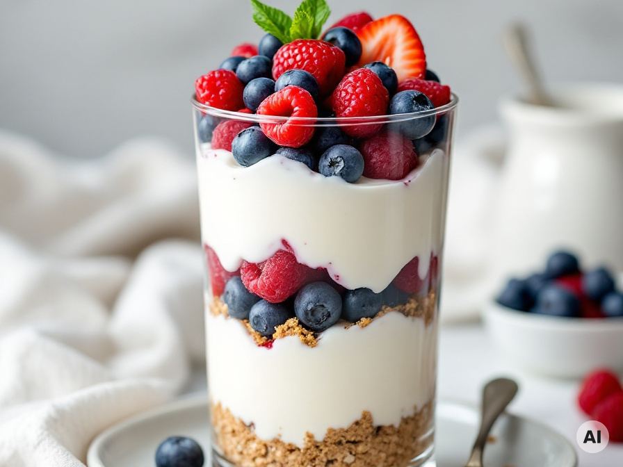 Käsekuchen ohne Backen im Glas Rezept