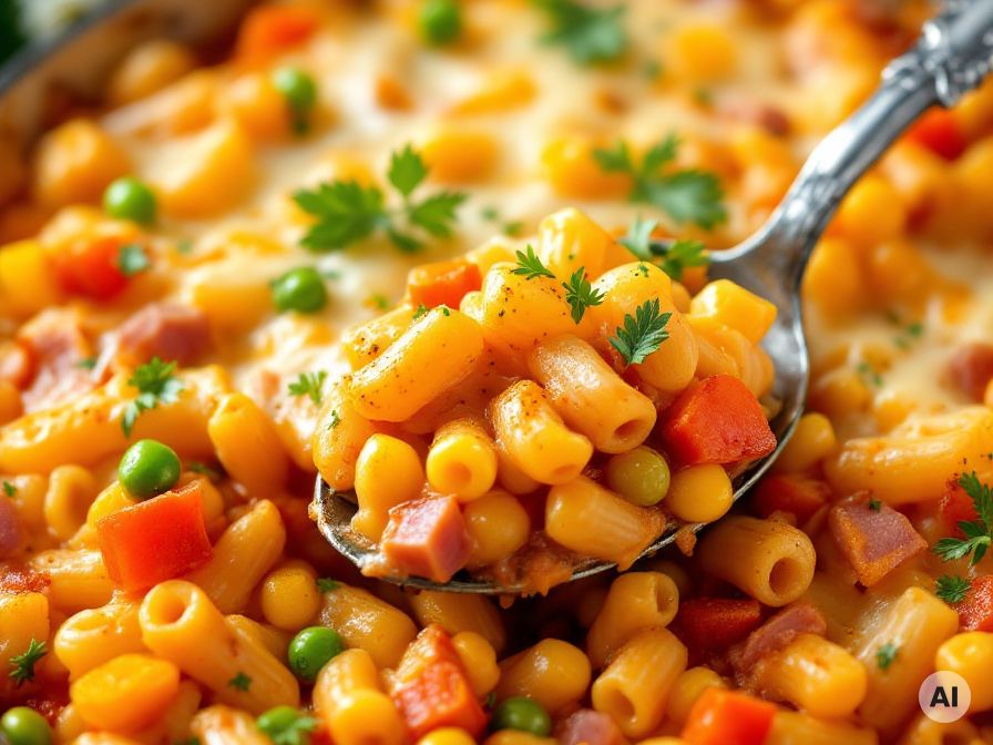Auflauf mit Kichererbsennudeln Rezept
