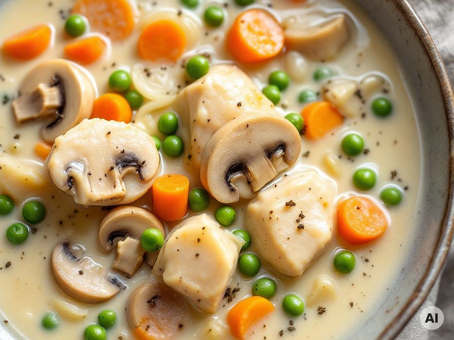 Klassisches Hühnerfrikassee Rezept