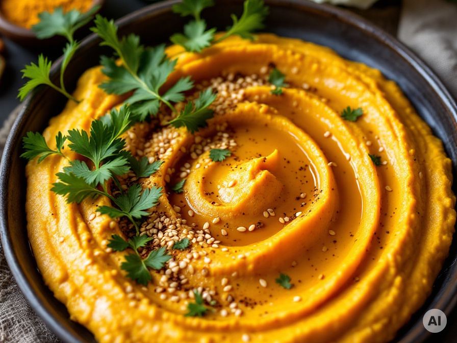 Köstliches Kürbis Hummus Rezept