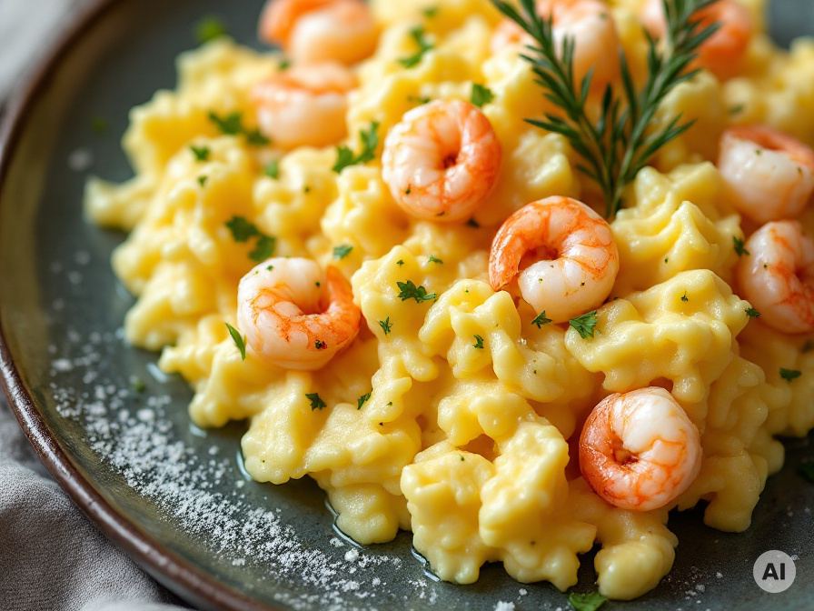 Krabbenrührei Rezept