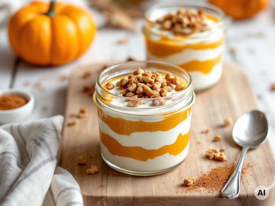 Kürbis Dessert mit Walnüssen Rezept