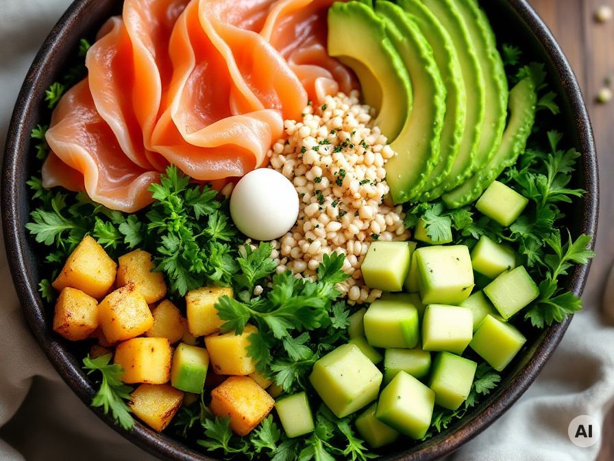 Poke Lachs Avocado Bowl Rezept