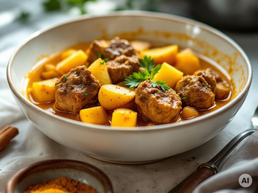 Lammcurry mit Äpfeln Rezept
