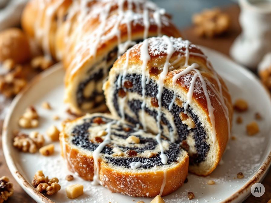 Makowiec – polnisches Hefe Mohnrollen Rezept