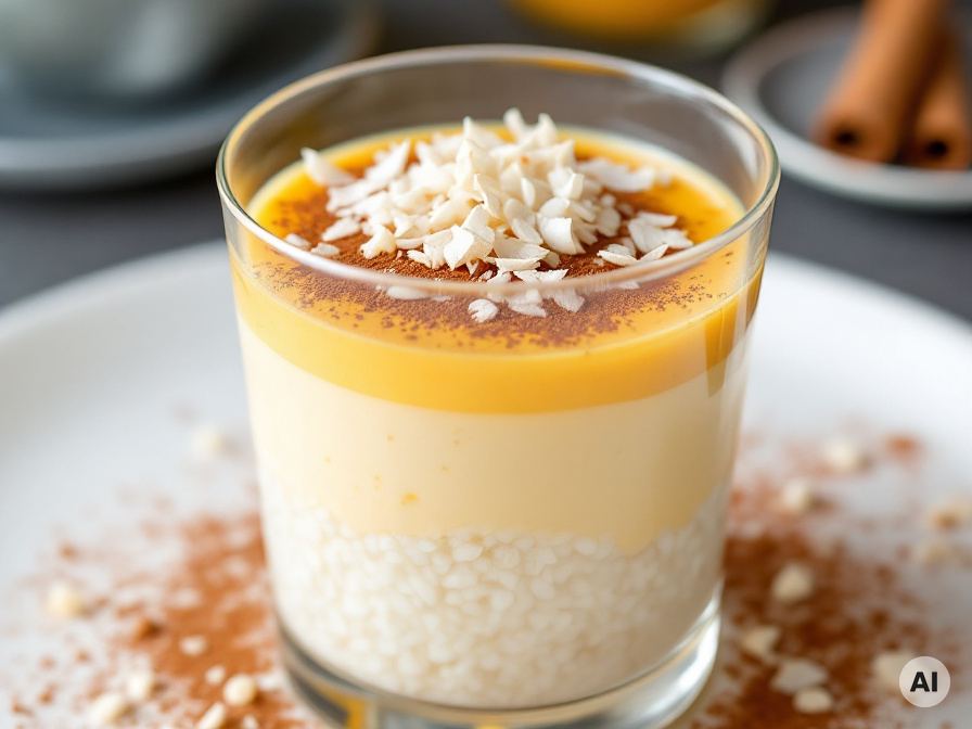 Mango Mousse mit Kokos Milchreis Rezept