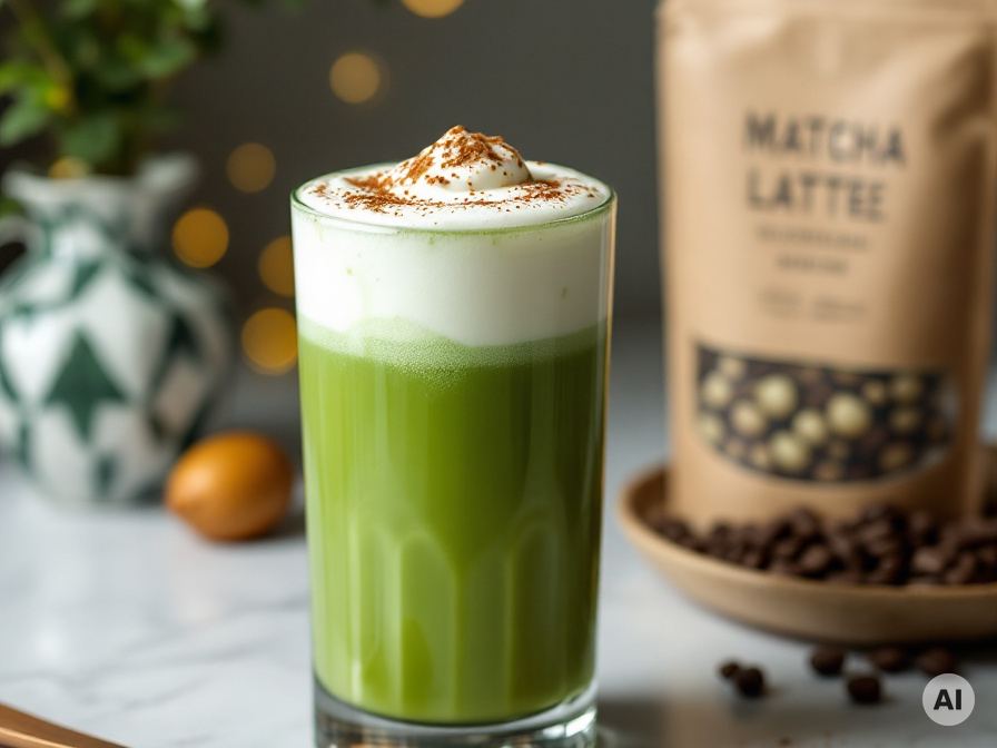 Latte Macchiato – mit Matchapulver-Rezept