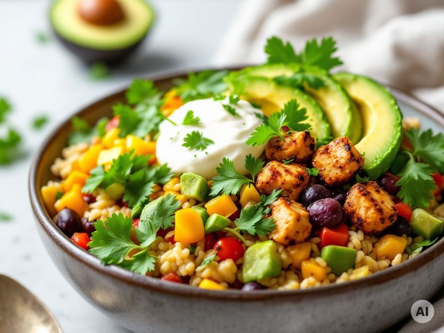 Mexikanische Burrito Bowl Rezept