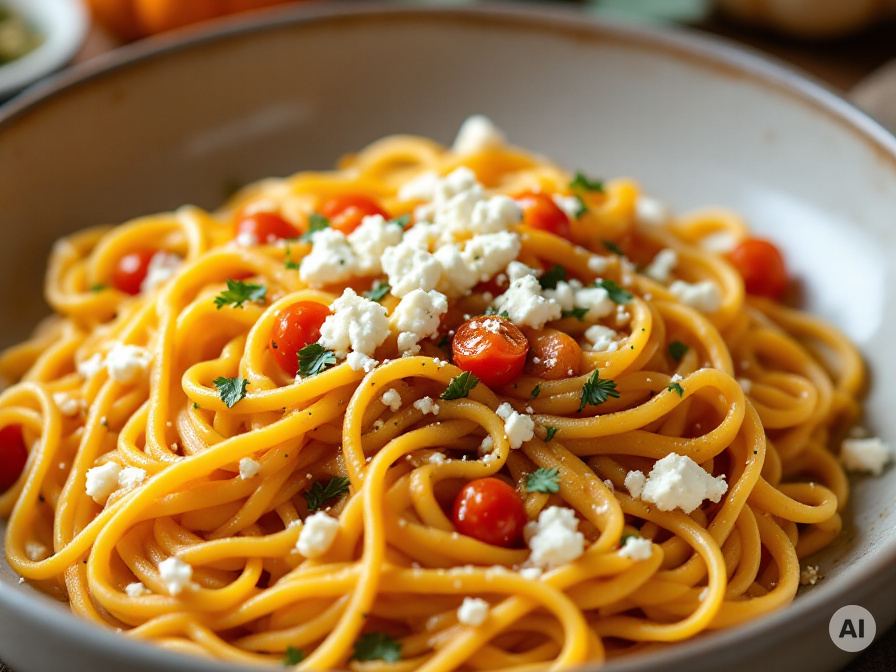Ofen-Kürbispastasaucen Rezept