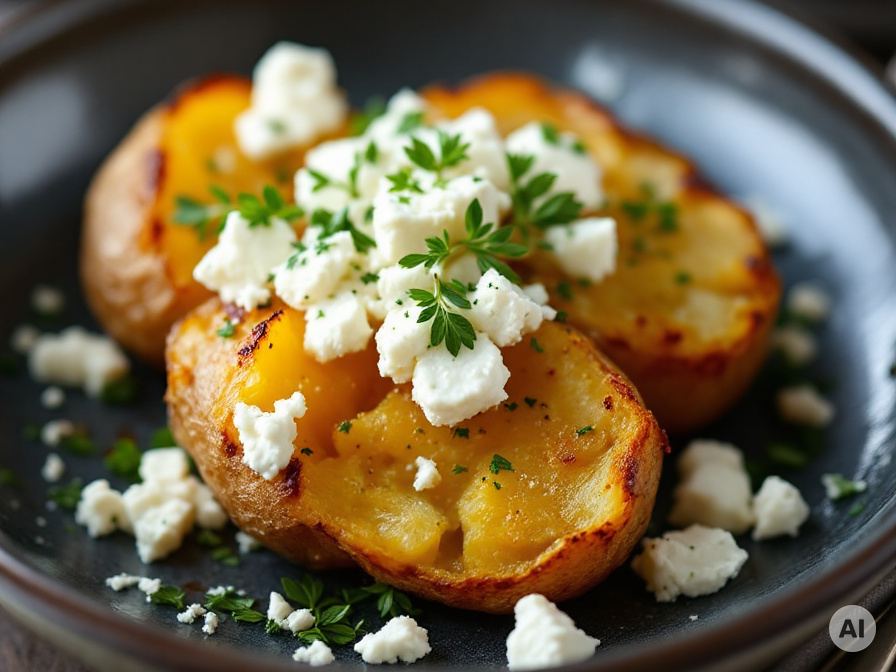 Ofenkartoffel mit Feta Rezept