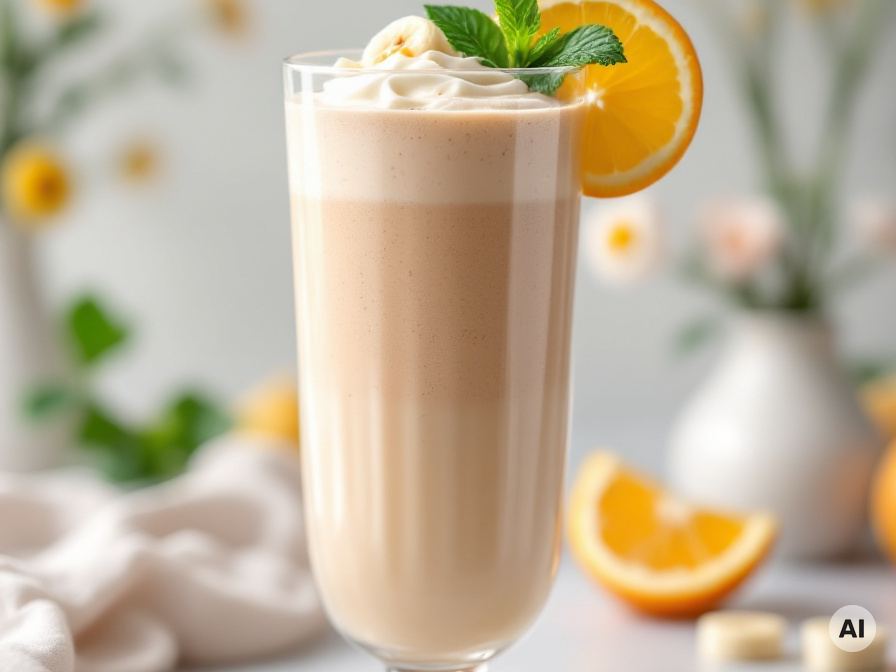 Orange Banane Smoothie Rezept