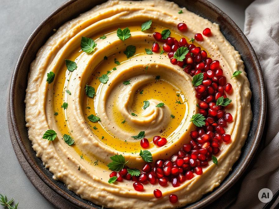 Orientalisches Baba Ganoush (Auberginencreme) Rezept