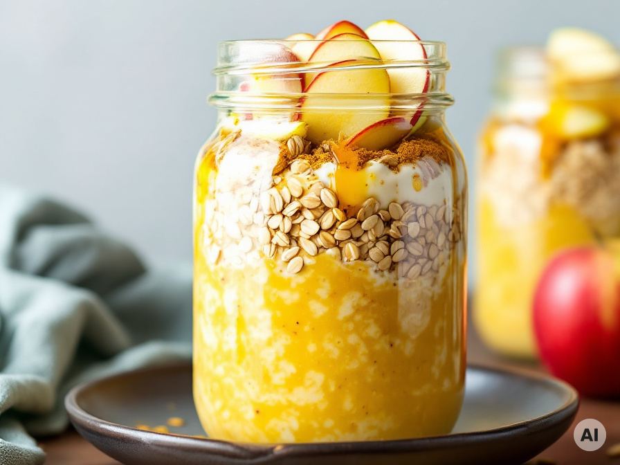 Overnight Oats mit Kurkuma Rezept