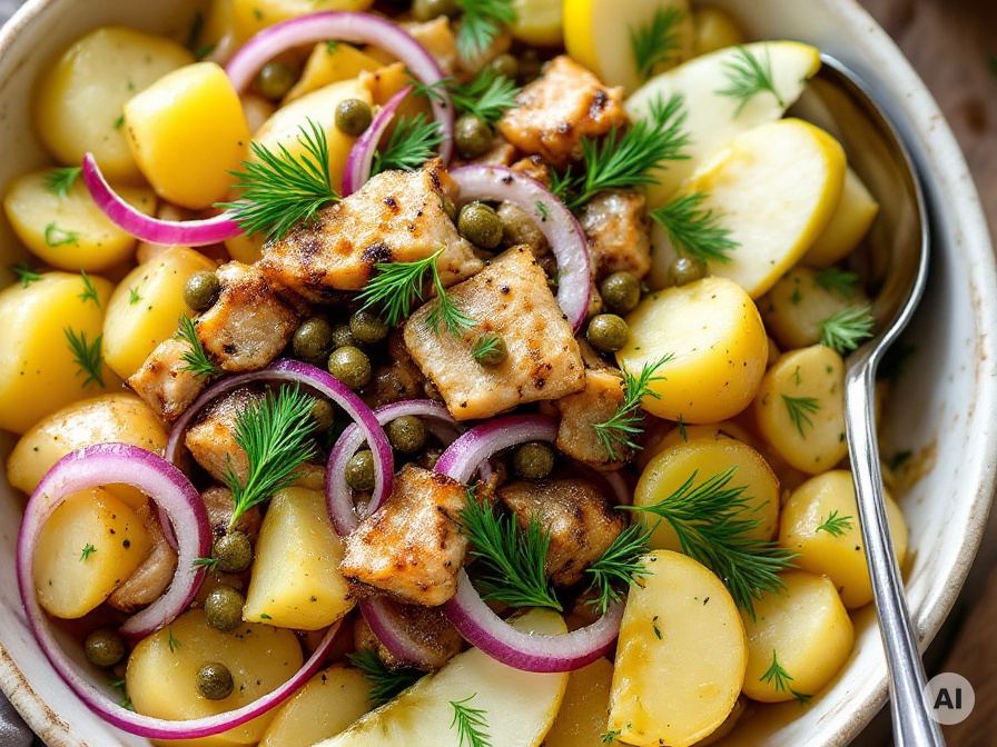 Räucherfischsalat herzhaft Rezept