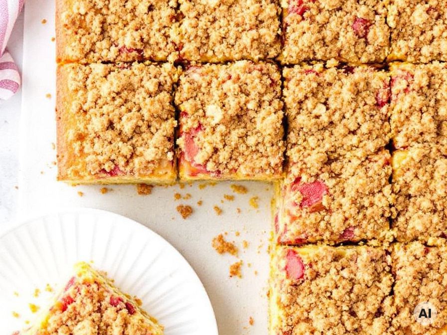 Rhabarber Kuchen – Rezept